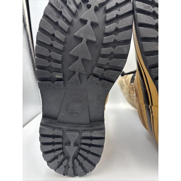 Sorel Caribou Boots Wool Lined Mens Size 8 Made In Canada Brown Kaufman Winter - Picture 11 of 11